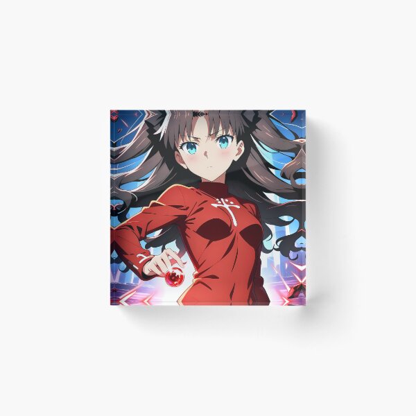 Artikelvorschau, Rin Tohsaka Fate Stay Night Scarlet Magic Stare entworfen und verkauft von riadjamai.