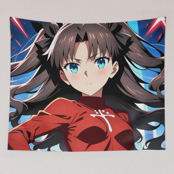 Item preview, Rin Tohsaka Fate Stay Night Scarlet Magic Stare designed and sold by riadjamai.