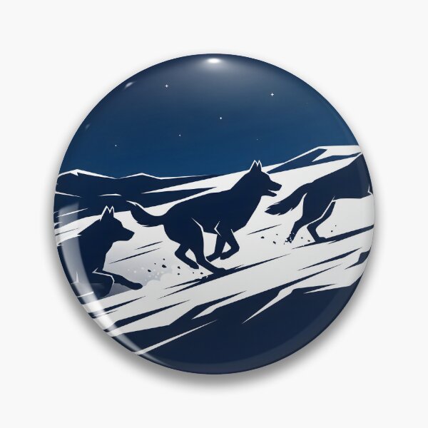 Item preview, Midnight Sprint Dynamic Huskies designed and sold by NovaShiftDesign.