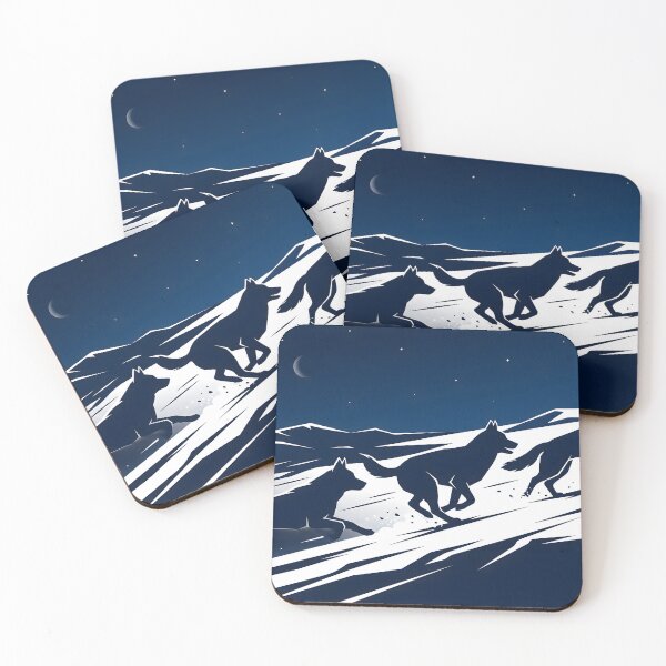 Item preview, Midnight Sprint Dynamic Huskies designed and sold by NovaShiftDesign.
