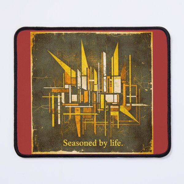 Item preview, Seasoned by Life – Vintage Constructivist Geometric Abstract Art Print designed and sold by NewGen-For-You.