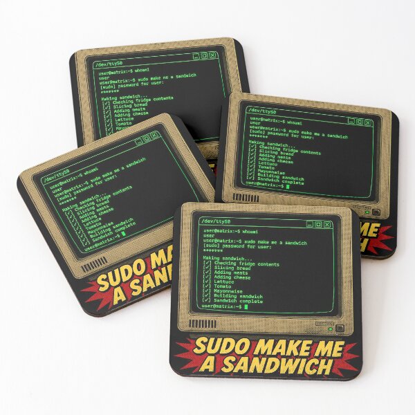 Item preview, Sudo Make Me A Sandwich - Funny Linux Programmer Shirt designed and sold by Geek Tracy Shop.