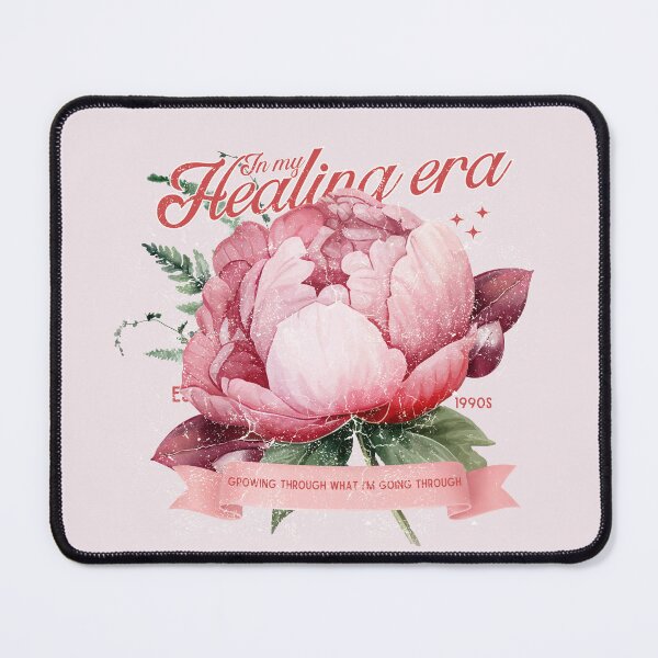 Item preview, In My Healing Era - Vintage Floral Botanical Quote designed and sold by Tattyarts.