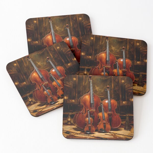 Item preview, Orchestral Elegance: The Violin Family Stage Portrait designed and sold by DoReMiStudio.