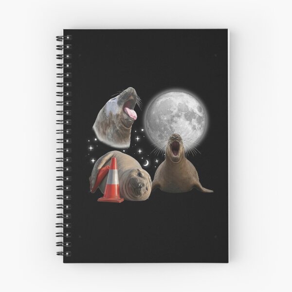 Item preview, Neil The Seal Moon 90s Vintage Howling the Moon designed and sold by PontiaGudam.