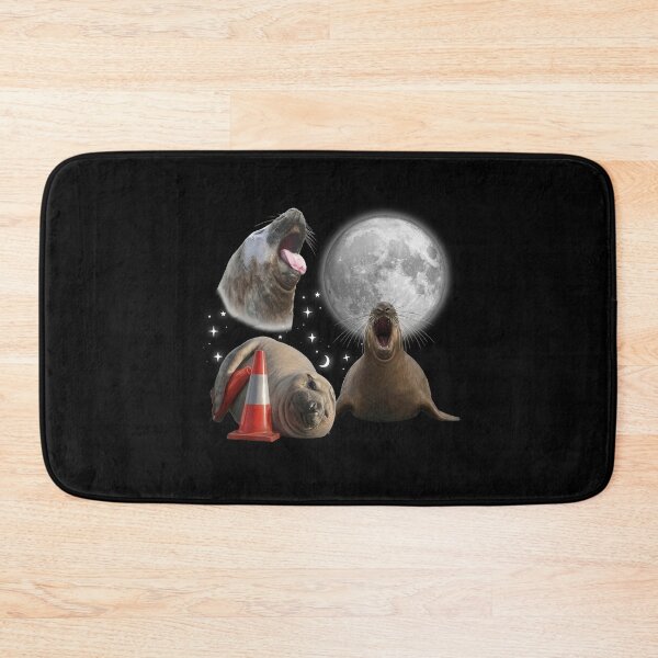 Item preview, Neil The Seal Moon 90s Vintage Howling the Moon designed and sold by PontiaGudam.