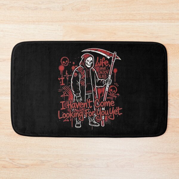 Item preview, Grim Reaper Streetwear Dark Humor Quote Art designed and sold by KiwiRider.