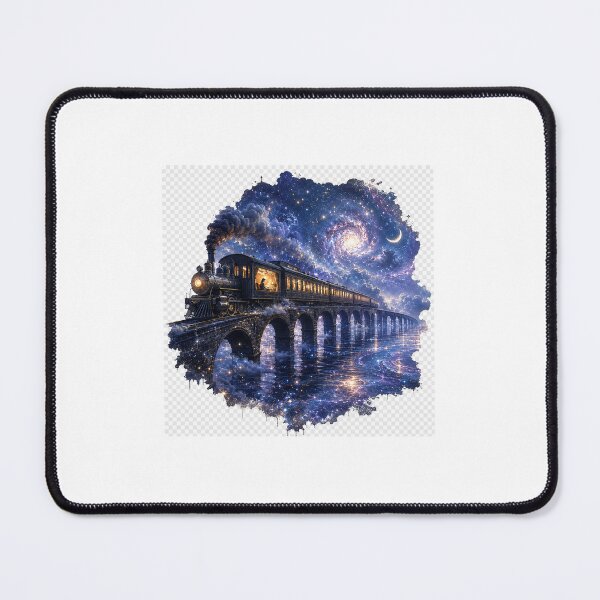 Item preview, Train to the Sea of Stars Cosmic Fantasy Art designed and sold by TaiwoDesigns.
