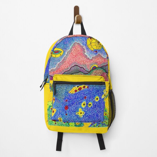 Item preview, Abstract Desert Landscape with UFOs designed and sold by Anthony Macaluso.