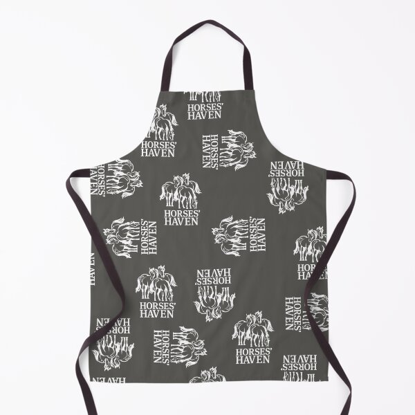 Item preview, Horses Haven Logo (White & Dark Grey) designed and sold by BDBirds.