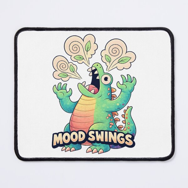 Item preview, Mood Swings Shirt – Funny Screaming Dino Monster Art designed and sold by SoftSproutstu.
