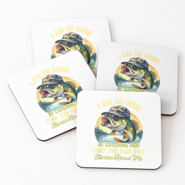 Item preview, I'm So Good At Catching Fish that The Fish Tell Stories T-Shirt designed and sold by Cafe18.