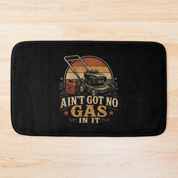 Item preview, Ain’t Got No Gas In It – Funny Vintage Lawn Mower Yard Work Design designed and sold by PosiMCreations.