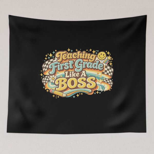 Item preview, Teaching First Grade Like A Boss Shirt | Funny First Grade Teacher T-Shirt | Elementary School Teacher Gift designed and sold by FestivityFinds.
