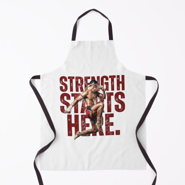 Item preview, Muay Thai Strength Starts Here Fighter T-Shirt Design designed and sold by Ponsak.