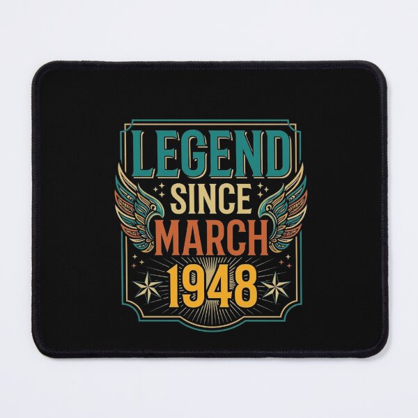 Item preview, Legend Since March 1948 Vintage Birthday Gift for People Born in 1948 designed and sold by msaloyach.