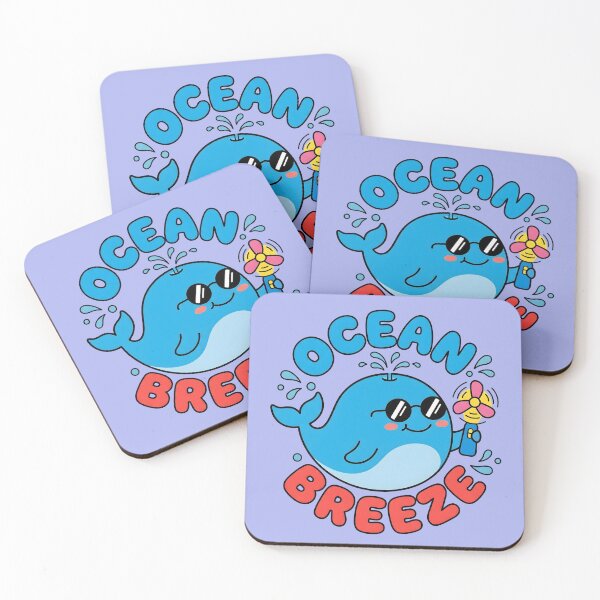 Item preview, Ocean Breeze – Cute Whale Summer Design designed and sold by Sea Gem.