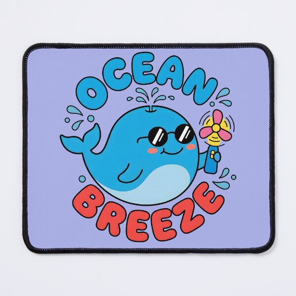 Item preview, Ocean Breeze – Cute Whale Summer Design designed and sold by Sea Gem.