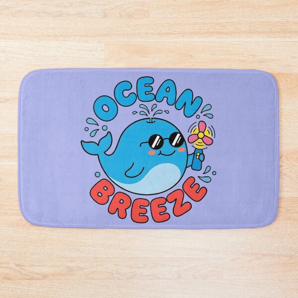 Item preview, Ocean Breeze – Cute Whale Summer Design designed and sold by Sea Gem.