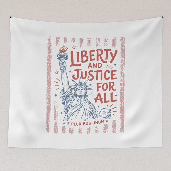 Item preview, With Liberty And Justice For All designed and sold by Hedoraxe.