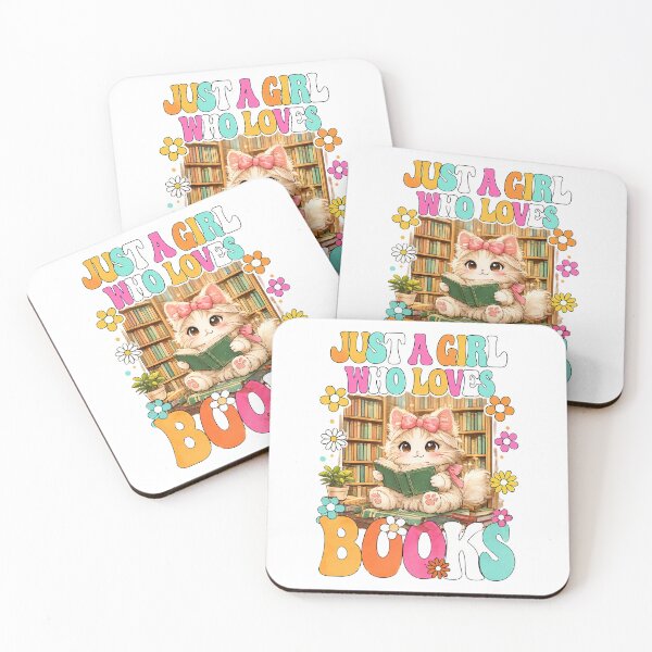 Item preview, Bookworm Cat Reading Books designed and sold by QuiteOrbit.
