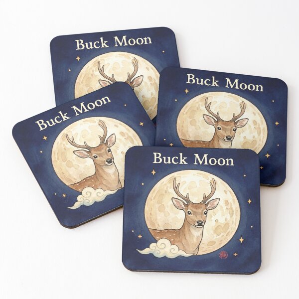 Item preview, The Buck and the July Moon designed and sold by DianaAlunaImage.