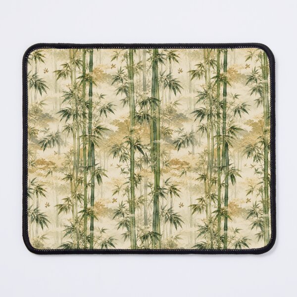 Item preview, Japanese Bamboo Forest Gold Pattern designed and sold by PatternFranzy.