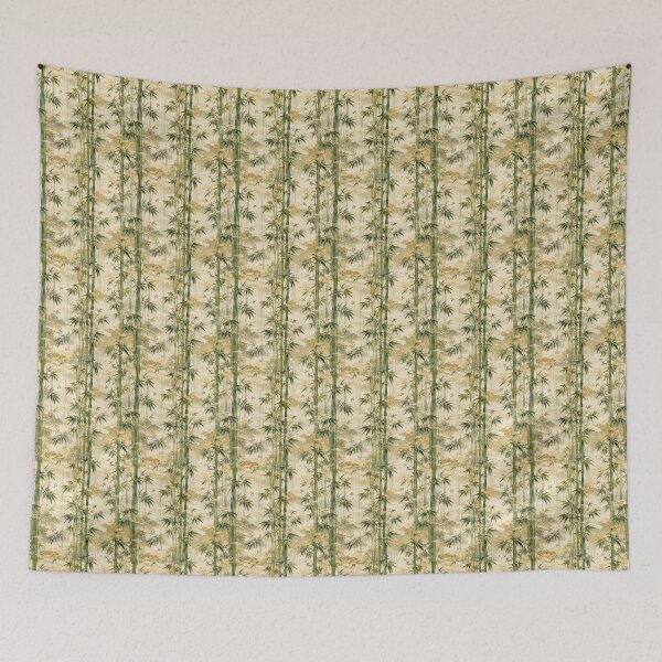 Item preview, Japanese Bamboo Forest Gold Pattern designed and sold by PatternFranzy.