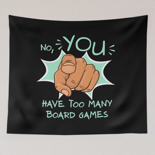 Item preview, Funny Too Many Board Games  designed and sold by TackyTime.