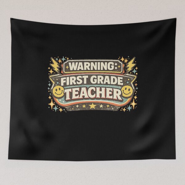 Item preview, Warning First Grade Teacher Shirt | Funny Elementary Teacher T-Shirt | First Grade Classroom Teacher Gift designed and sold by FestivityFinds.