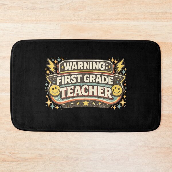 Item preview, Warning First Grade Teacher Shirt | Funny Elementary Teacher T-Shirt | First Grade Classroom Teacher Gift designed and sold by FestivityFinds.