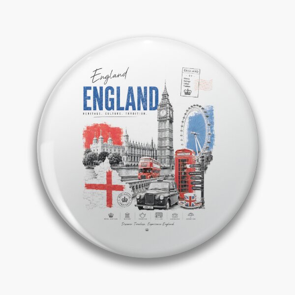Item preview, England Minimalist Travel Art designed and sold by AtuqStudio.