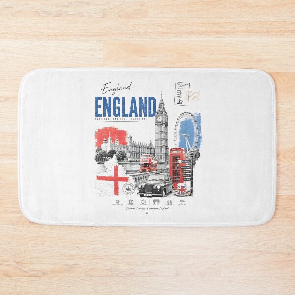 Item preview, England Minimalist Travel Art designed and sold by EdwinkOne.