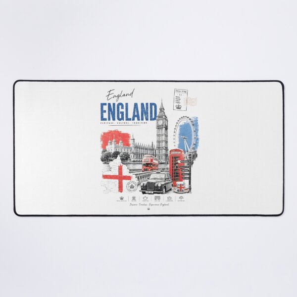 Item preview, England Minimalist Travel Art designed and sold by EdwinkOne.