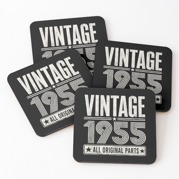 Item preview, Vintage 1955 All Original Parts Retro Birthday Gift Design for 1955 Legends designed and sold by msaloyach.