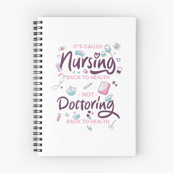 Item preview, Nurse gift: Nursing back to health - Medical doodle design (on light colors) designed and sold by messy-nessie.