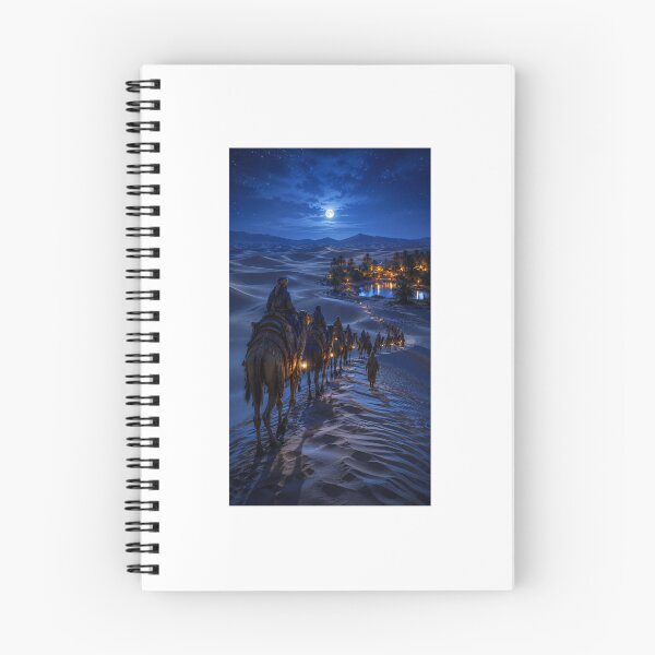 Item preview, Moonlit Caravan Journey Through the Desert designed and sold by TaiwoDesigns.