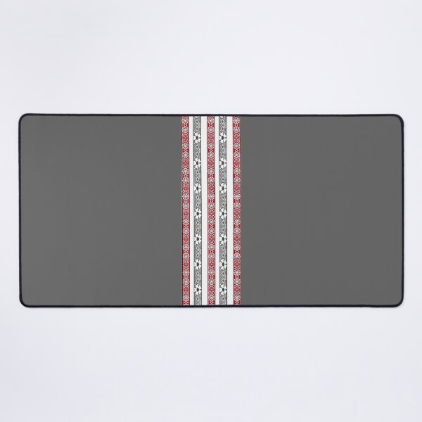 Item preview, Decorative lace stripe ornament on gray background designed and sold by fuzzyfox.