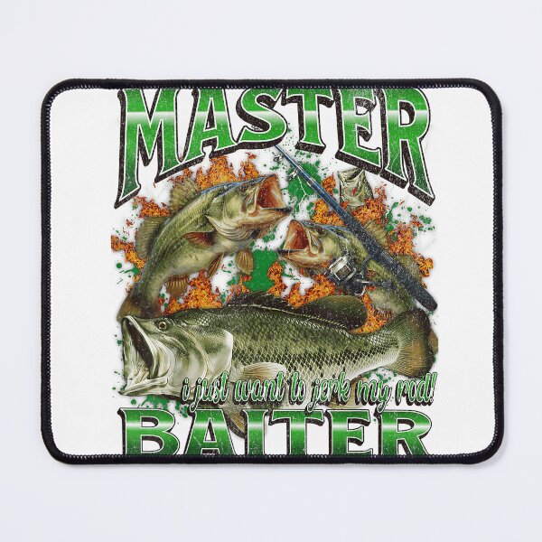 Item preview, Master Baiter Funny Offensive Fishing Meme Bootleg Graphic T-Shirt designed and sold by DArtfulStudio.
