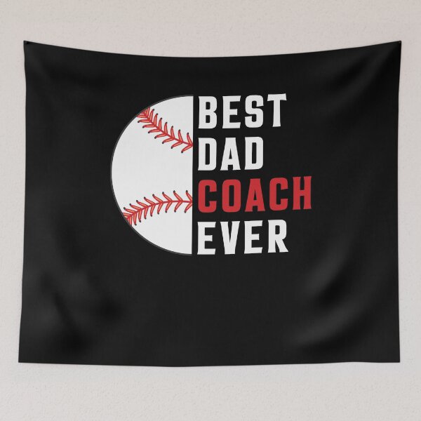 Item preview, Best Dad Coach Ever Baseball designed and sold by Hedoraxe.