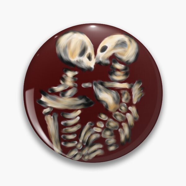 Item preview, Cute Skeleton Couple Hug Sticker | Gothic Love | Kawaii Halloween Skeleton  designed and sold by Marianarcezar.