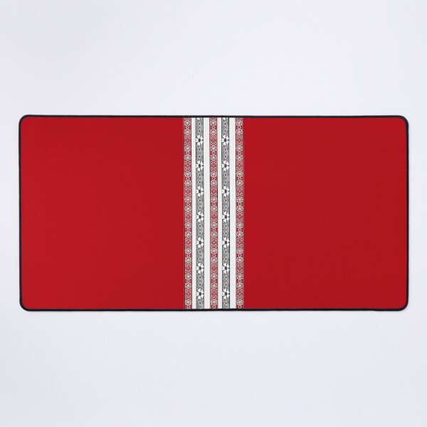 Item preview, Decorative lace stripe ornament on red background designed and sold by fuzzyfox.