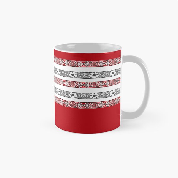Item preview, Decorative lace stripe ornament on red background designed and sold by fuzzyfox.