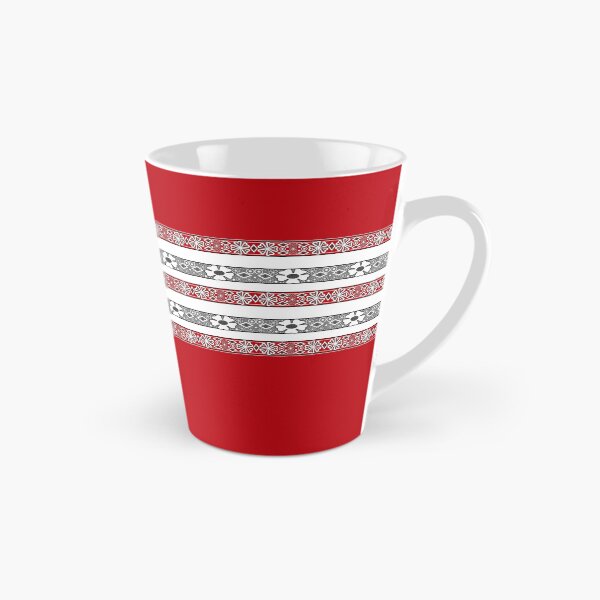 Item preview, Decorative lace stripe ornament on red background designed and sold by fuzzyfox.