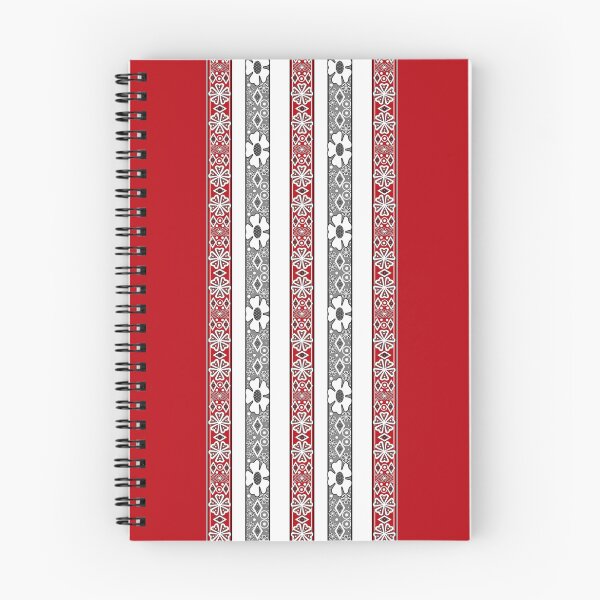 Item preview, Decorative lace stripe ornament on red background designed and sold by fuzzyfox.
