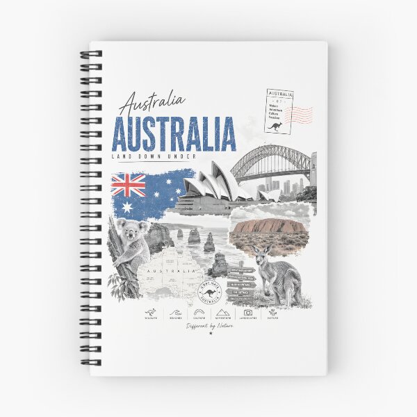 Item preview, Australia Minimalist Travel Art designed and sold by AtuqStudio.