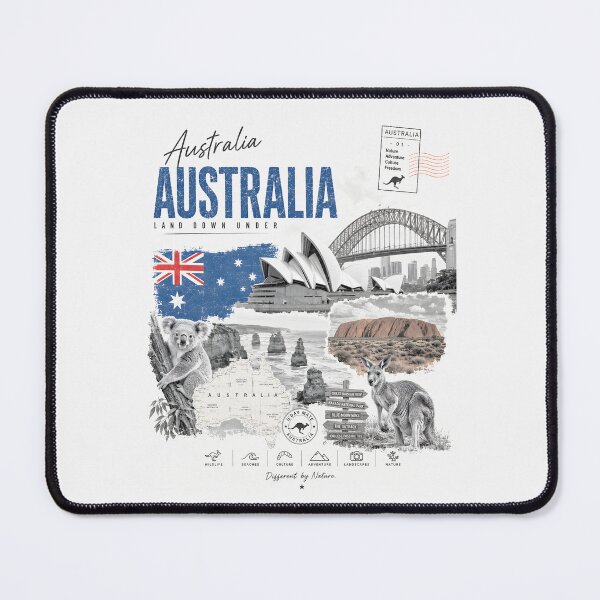 Item preview, Australia Minimalist Travel Art designed and sold by EdwinkOne.