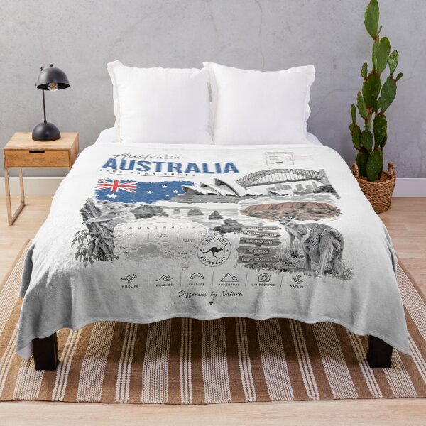 Item preview, Australia Minimalist Travel Art designed and sold by AtuqStudio.