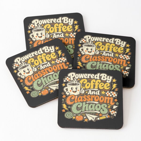 Item preview, Powered By Coffee And Classroom Chaos Mug | Funny Teacher Coffee Cup For Teachers Back To School Gift designed and sold by FestivityFinds.