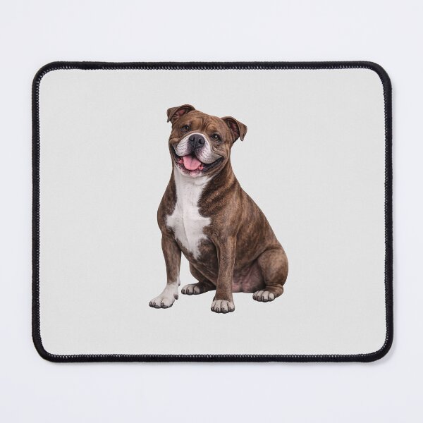 Item preview, Brown Pitbull Terrier Dog designed and sold by BackgroundND.